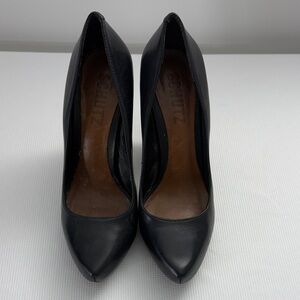SCHUTZ Black Platform Heels
